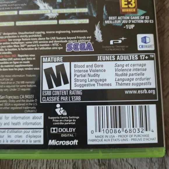 Microsoft Xbox 360 Bayonetta & Dragon’s Dogma Dark Arisen Bundle - Picture 5 of 15